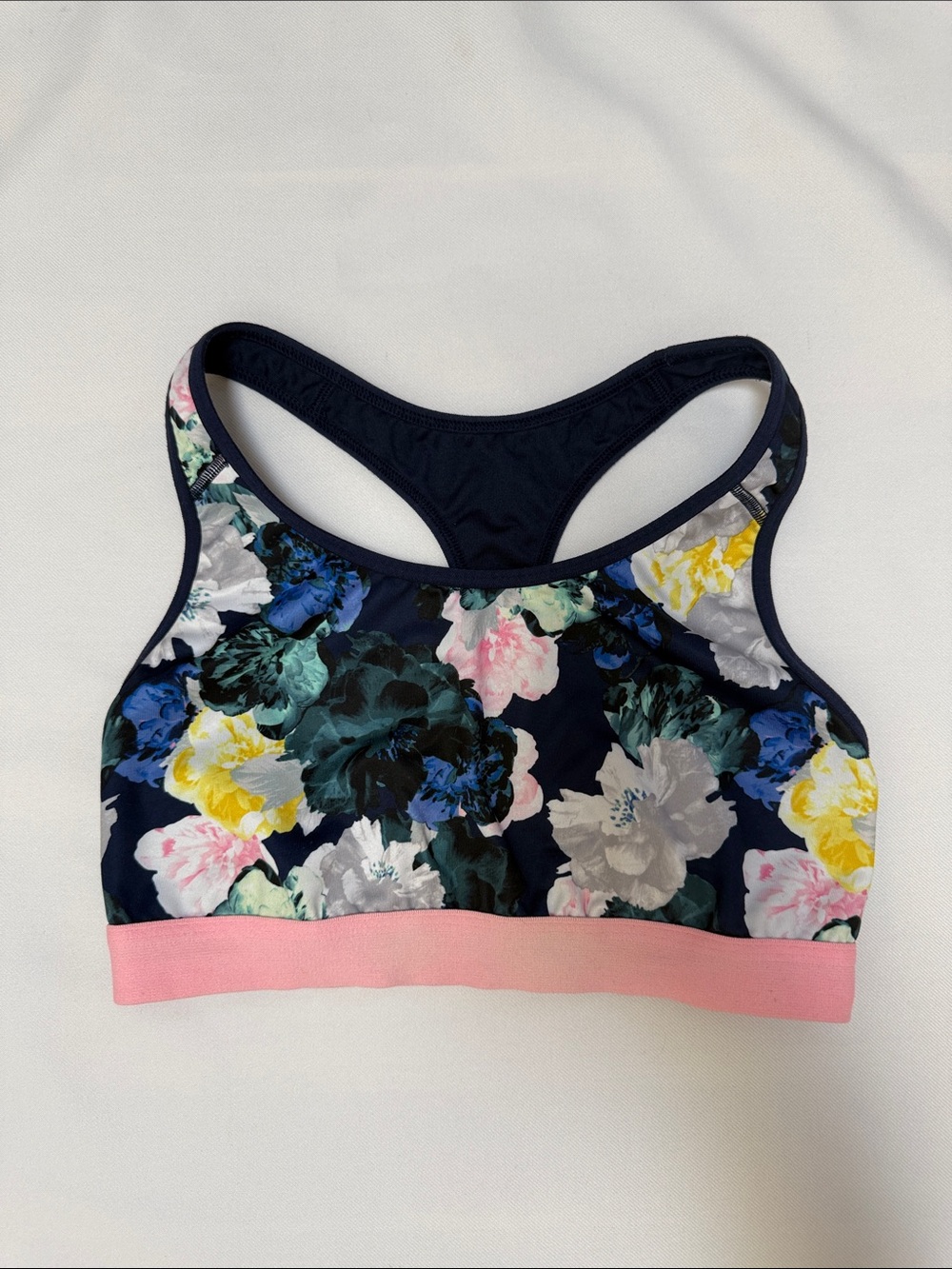 Old Navy Active Navy and Pink Sports Bra